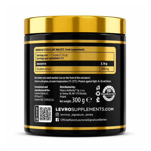 Anabolic Citrulline Malate | Kevin levrone