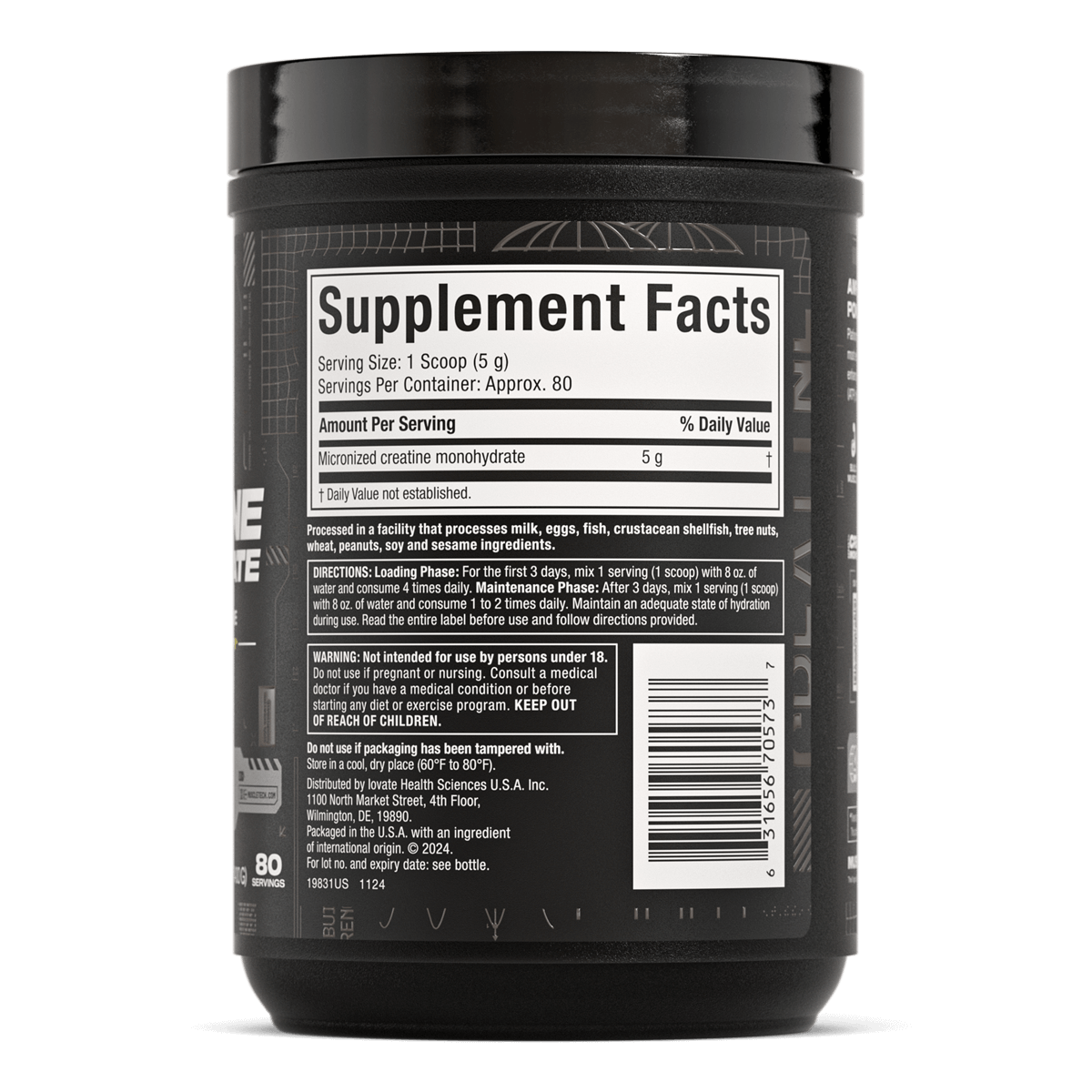 Platinum 100% Creatine Monohydrate | MuscleTech 60 servings