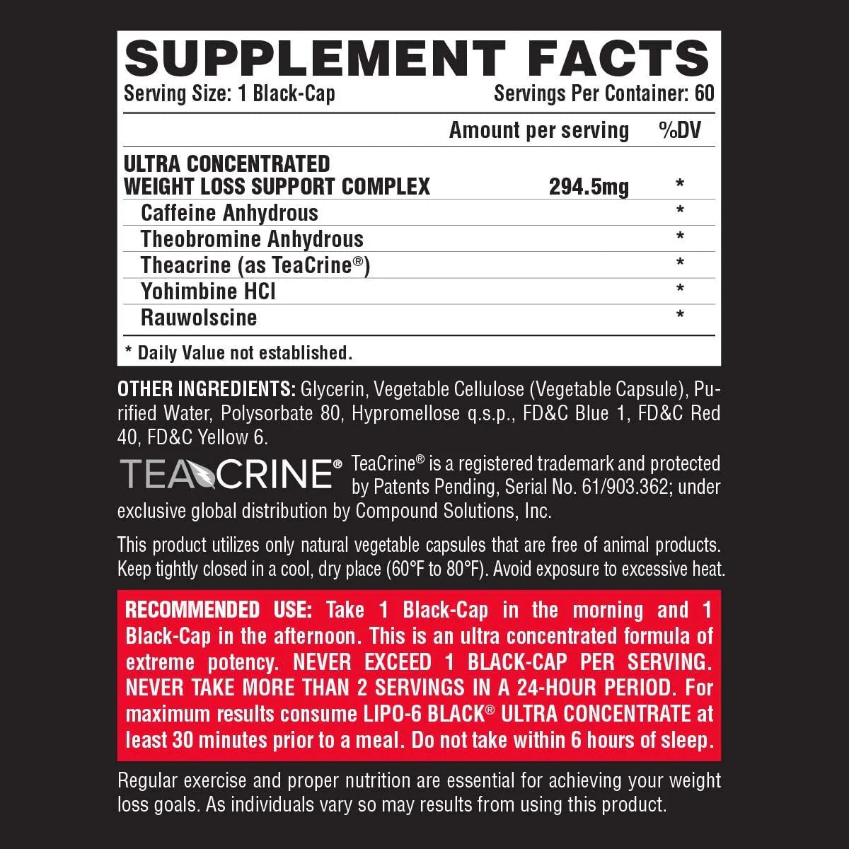 Lipo-6 Black Ultra Concentrate | Nutrex Research