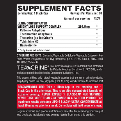 Lipo-6 Black Ultra Concentrate | Nutrex Research