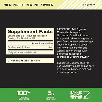 Micronized Creatine Powder | Optimum Nutrition
