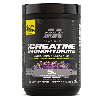 Platinum 100% Creatine Monohydrate | MuscleTech 60 servings