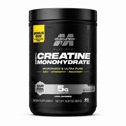 Platinum 100% Creatine Monohydrate | MuscleTech 90 Servings