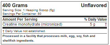 Platinum 100% Creatine Monohydrate | MuscleTech 90 Servings